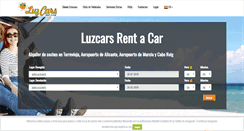 Desktop Screenshot of luzcars.com
